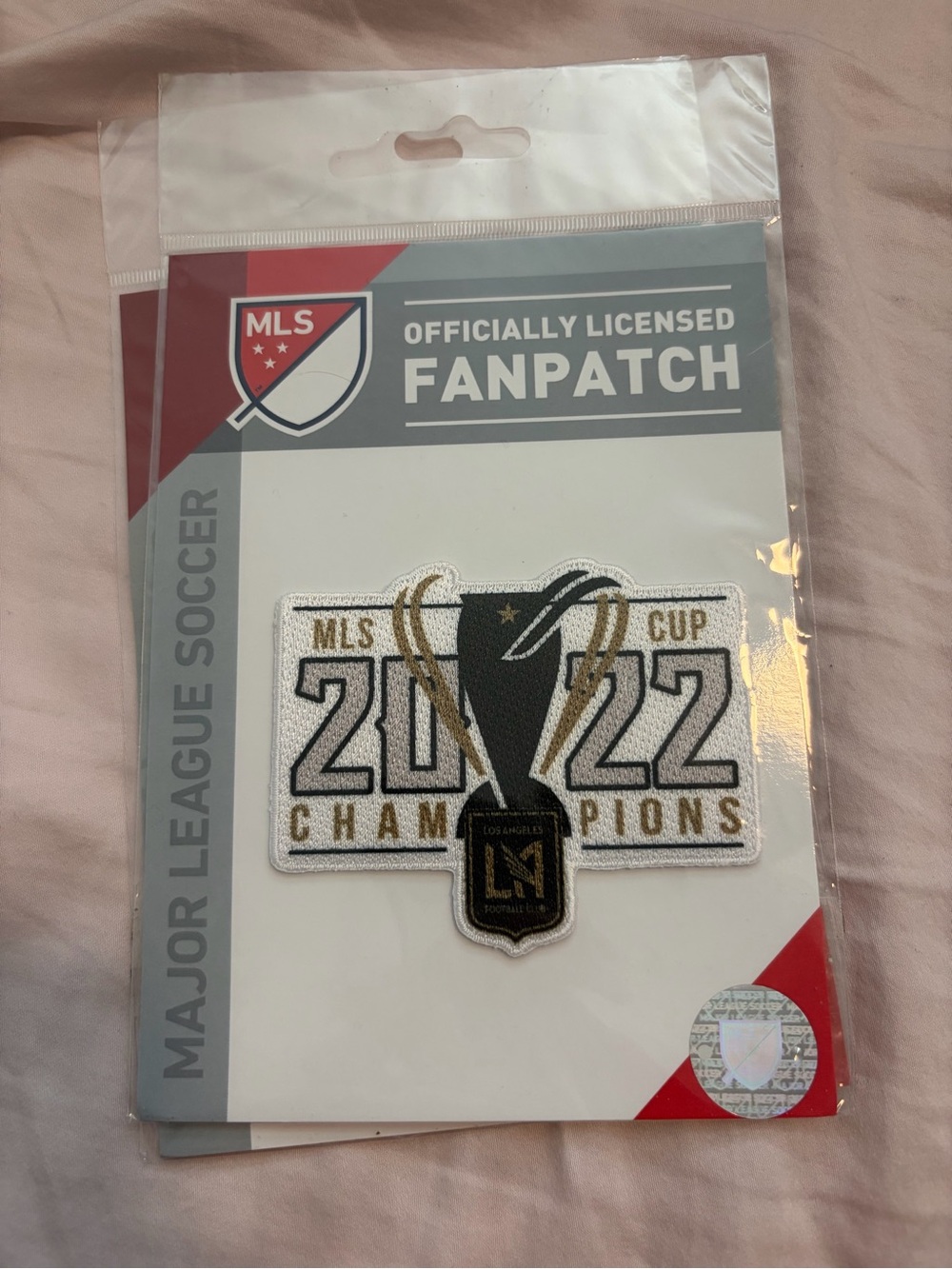 2022 MLS Cup Champions LAFC Collectible Patch Official Brand New W/ Sticker